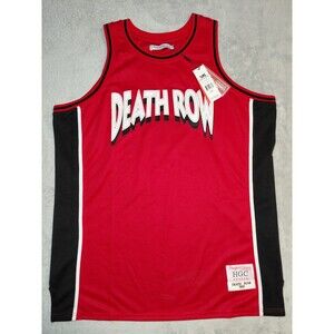 Death Row Records Men's 5XL Headgear Classics Premium Basketball Jersey NEW